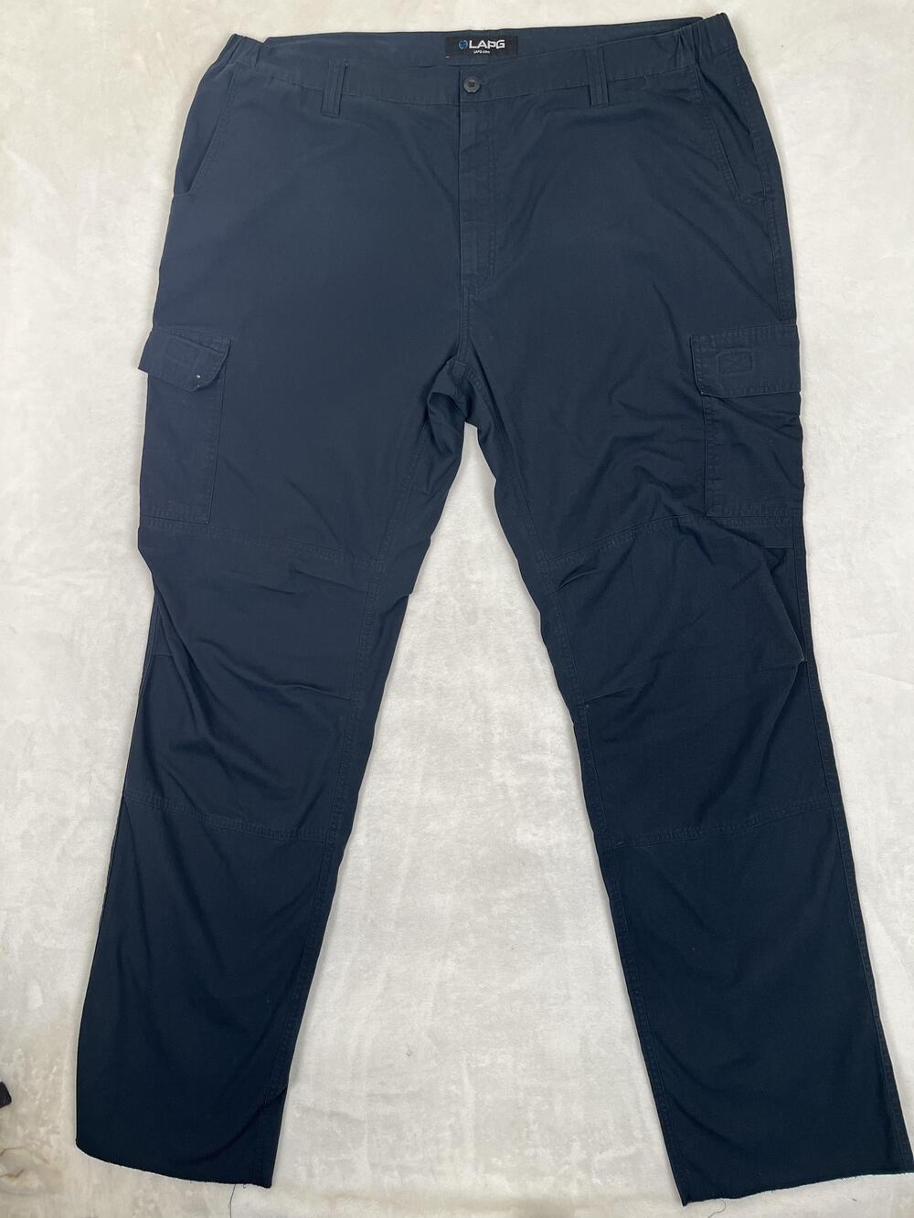 LAPG Cargo Pants Mens 46 x UNH Navy Blue Relaxed Fit Ripstop Tactical Workwear